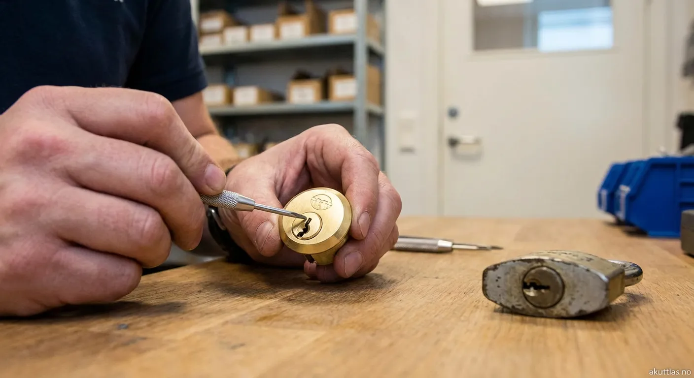 Ulike typer dørlåser viser forskjellen mellom kvalitet og ravlager låser